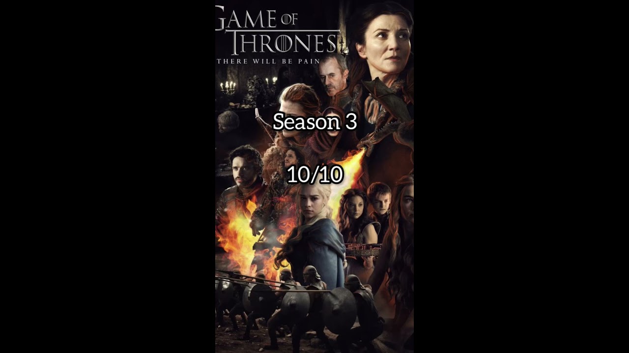 Ranking All Game Of Thrones Seasons Gameofthrones Review Shorts Themoviefan Recommended