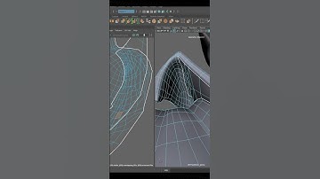 UV unwrap Timelapse #retopology #3dmodeling #mayamodeling