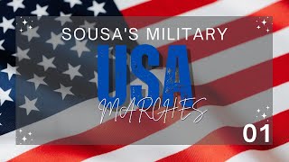 SOUSA'S MILITARY MARCHES 02 : AMERICAN MARCHES 03 - JOHN FILIPE SOUSA 01 | DOBRADOS.