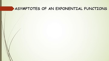 Asymptotes of Exponential Functions