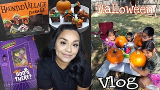 Painting Pumpkins, Halloween Krispy Kreme Donuts!🎃 & We got a New Puppy!!😱 VLOG