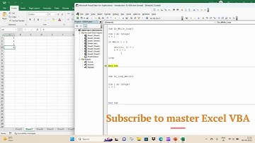 do while Loop in VBA| Mastering do loop While in VBA | Excel VBA | while loop | loop