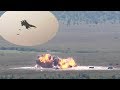 F-16s Drop 500lb Bombs During Live Exercise