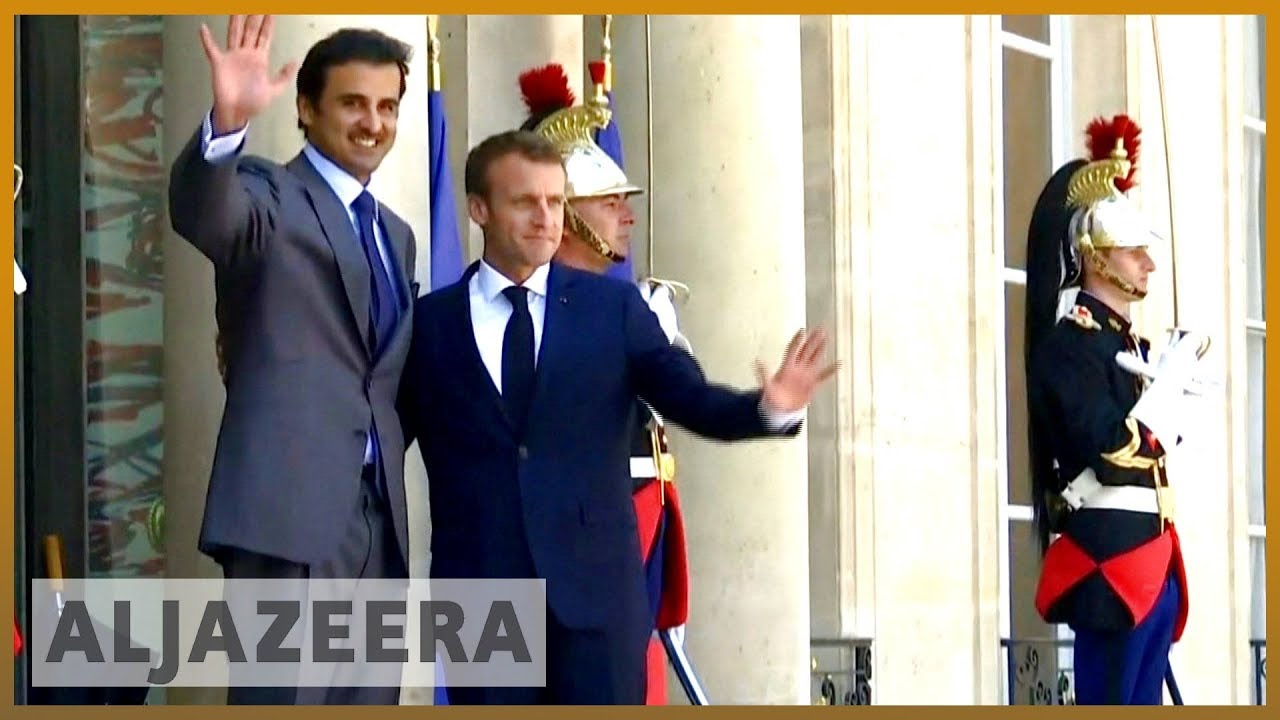 🇶🇦 🇫🇷 ماكرون يلتقي أمير قطر ويدعو إلى إنهاء الحصار | الجزيرة الإنجليزية