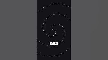 Playing around with p5.js #p5 #generativeart #processing