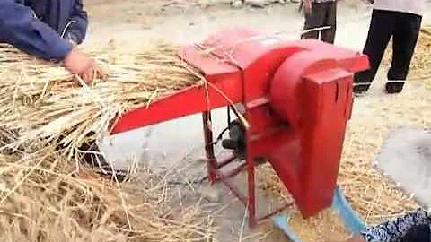 wheat thresher working also hot sell in china