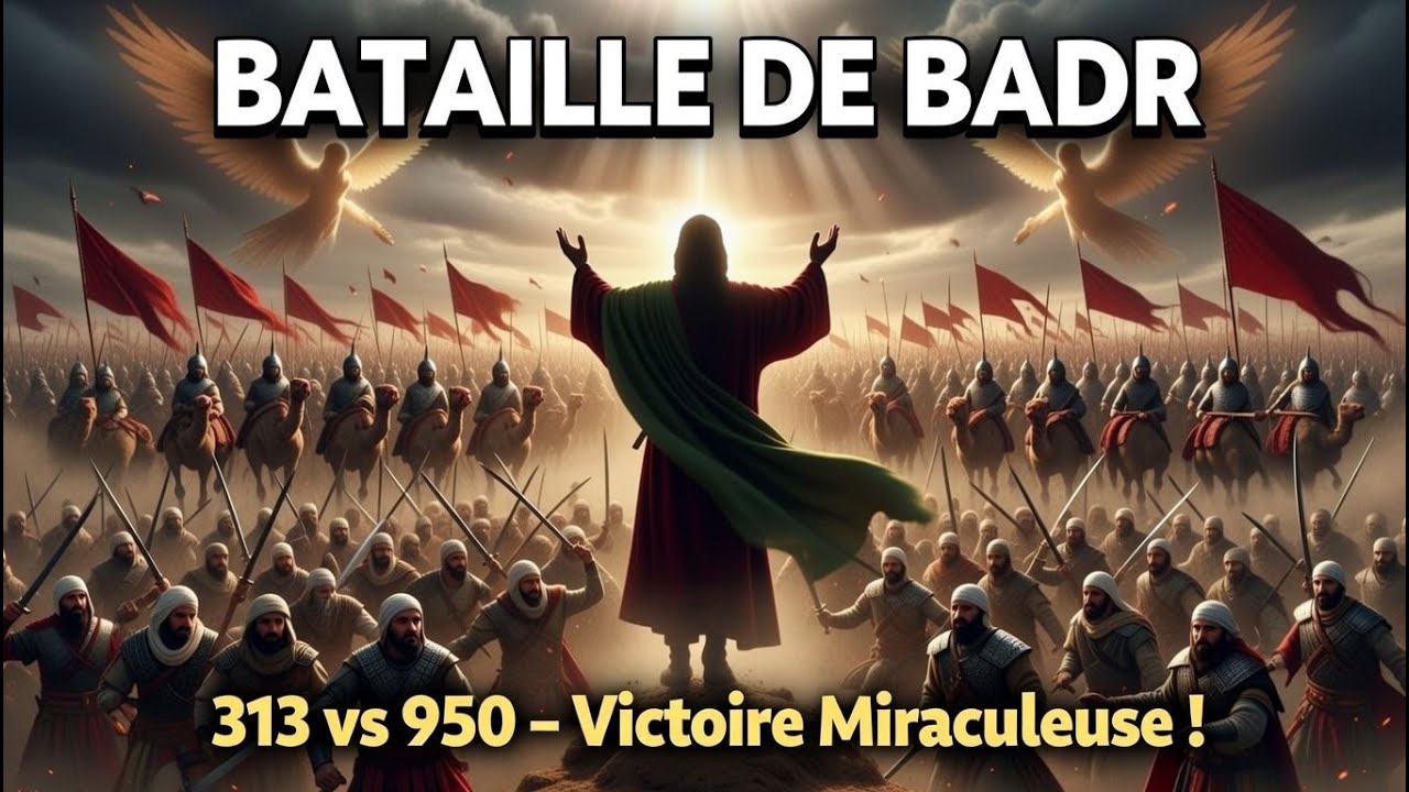 BATAILLE DE BADR : La Victoire Épique des 313 Musulmans Contre 950 Ennemis !