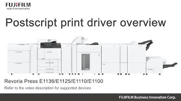 Postscript print driver overview