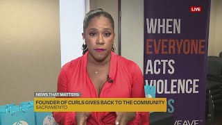 Founder of Curls gives back to the community
