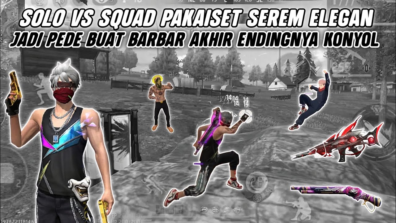 39 KILL SOLO VS SQUAD PAKAI SET SEREM ELEGAN _ JADI PEDE BUAT BARBAR AKHIR ENDINGNYA KONYOL 