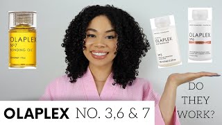 OLAPLEX No. 3, 6 & 7 on CURLY HAIR! Are They Worth The Hype?