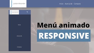 Como hacer un MENÚ DE NAVEGACIÓN con HTML CSS y JAVASCRIPT