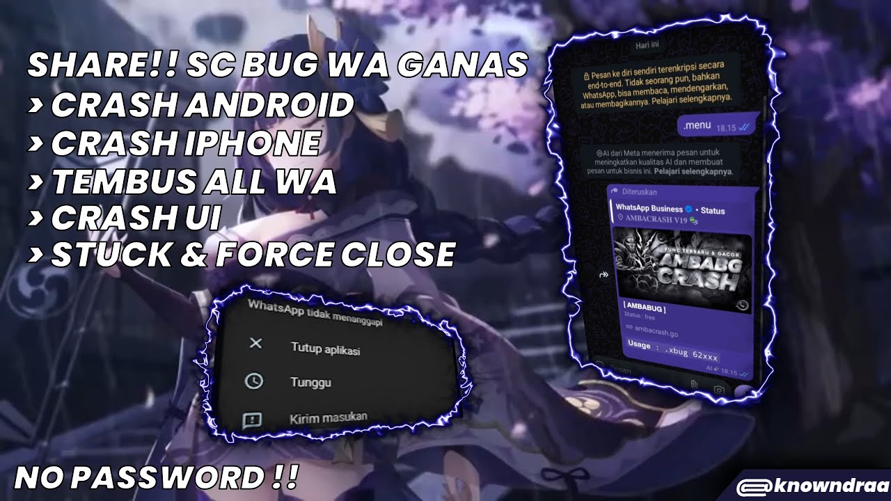 [SHARE] SCRIPT BUG BOT TERBARU 2025 | SC AMBACRASH V19 | SCRIPT GACOR TEMBUS UI