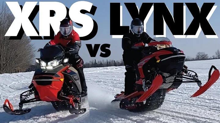 BRP LYNX RAVE RE 850 etec VS.  SKI DOO XRS 850 e-tec | Who Wins this Drag Race?
