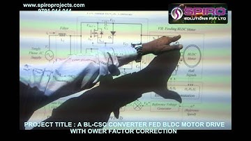 A BL CSC CONVERTER FED BLDC MOTOR DRIVE WITH OWER FACTOR CORRECTION