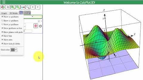 Customizing the grid lines in CalcPlot3D