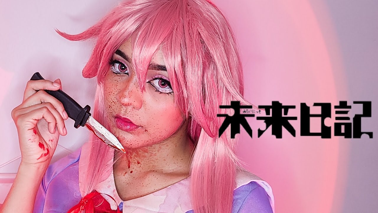 Yuno Gasai Cosplay Makeup ♡ Mirai Nikki