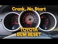 How to Fix Your Toyota ECM; on Crank, No Start