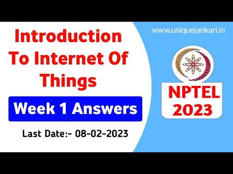 introduction to internet of things nptel week 1 assignment answers