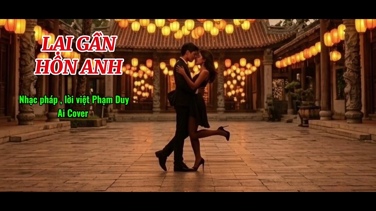 LẠI GẦN HÔN ANH . Nhạc pháp , lời việt Pham Duy . Ai Cover @NHẠCNHẸ25 