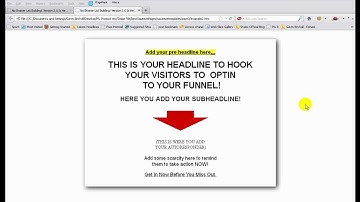 Internet Marketing Training With Gavin - List Building Editing And Uploading Squeeze Pages