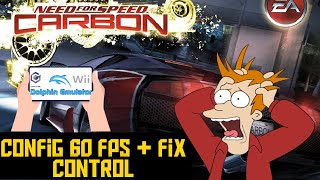 NEED FOR SPEED CARBON WII DOLPHIN EMULATOR  MELHOR CONFIG E FIX CONTROL