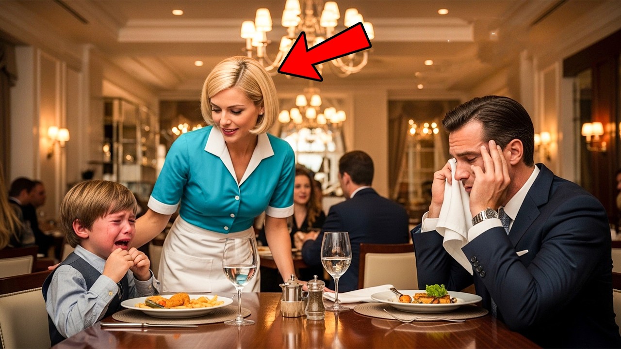 Billionaire’s Son Kept Crying in the Restaurant — Until the Waitress Said: ‘He Just Needs a Mom...