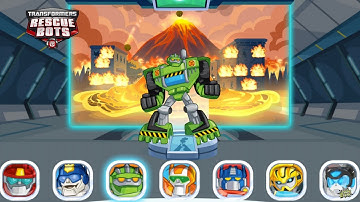 Transformers Rescue Bots: Dash 🤖 Play as BOULDER: Construction-Bot w/ the Triceratops Battering Ram!