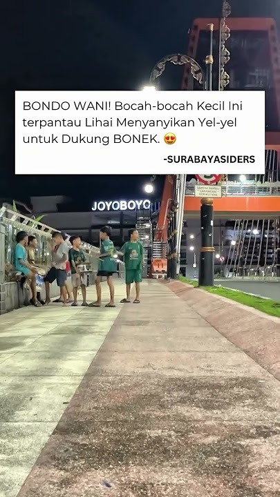 Viral bocah cilik nge chants kami bonek mania #bonek #persebaya