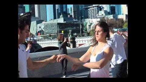 ZOUK dancing - Southbank Flashmob International Day of PEACE Sept 2014