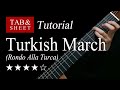 Turkish March - Guitar Lesson + TAB