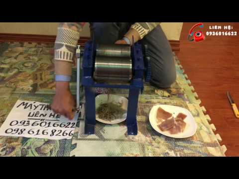 Video Máy cắt sợi da bì heo mini gia đình - ĐT: 0936016622 -... - youtube