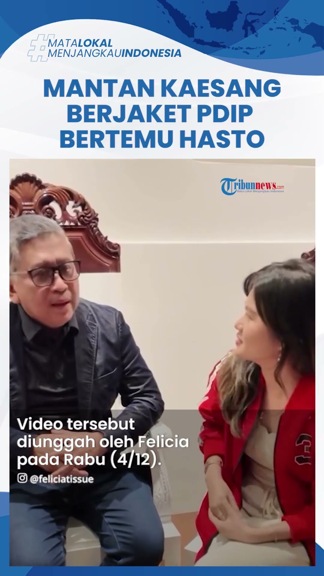 Mantan Kaesang Felicia Tissue Buat Gempar! Muncul Pakai Jaket PDIP, Hasto Kristiyanto Buka Suara
