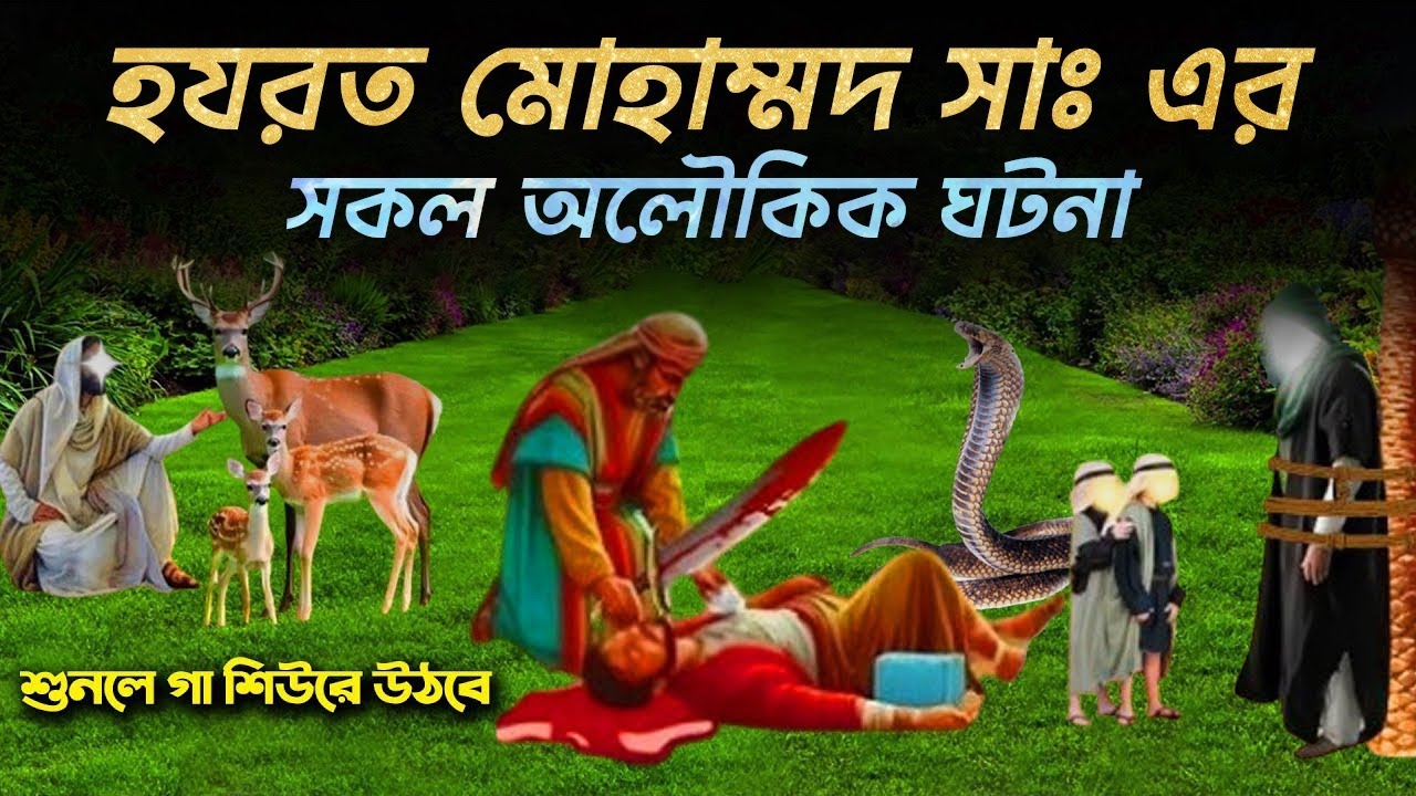 প্রিয় নবী হযরত মুহাম্মদ (সাঃ) এর জীবনের কিছু আশ্চর্য অলৌকিক ঘটনা || ইসলামিক কাহিনী || তাফসীরের গল্প