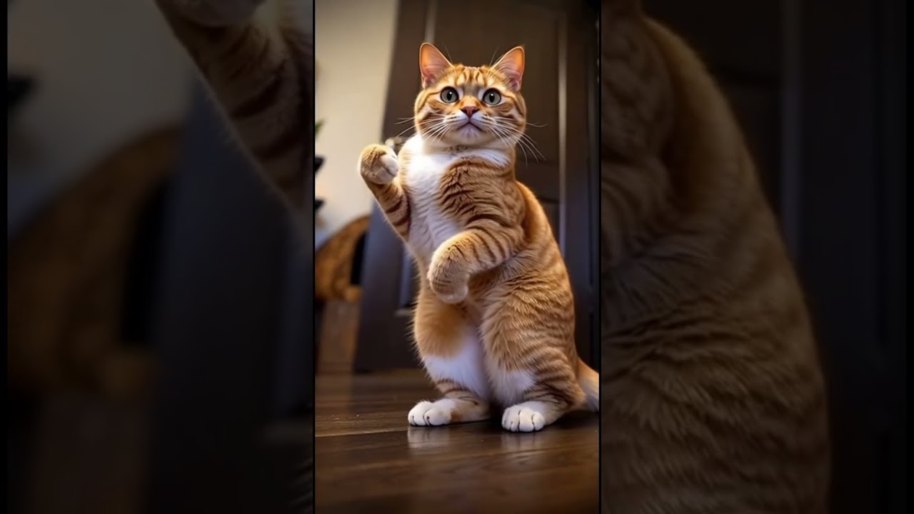 dancing cat    