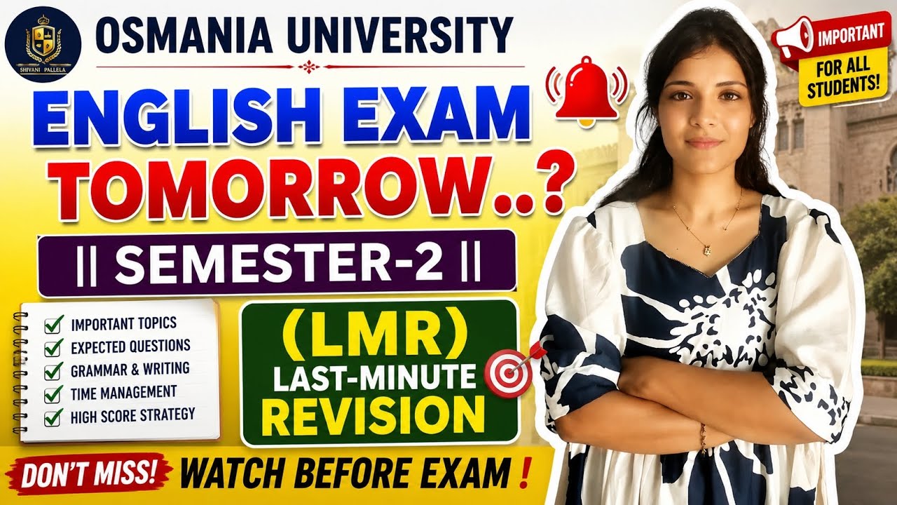 English Literature Revision: Five Key Lessons for Osmania University Semester 2