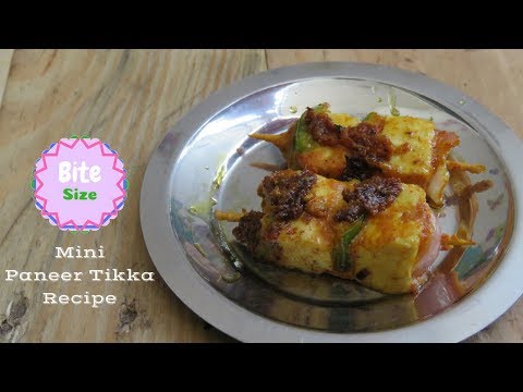 Paneer Tikka Recipe | Bite Size Tiny Paneer Tikka Recipe | Mini Food Paneer Tikka Recipe | Ep - 05