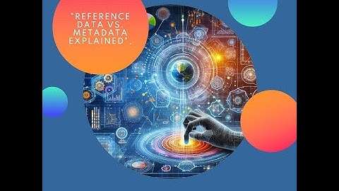 Metadata vs Reference data