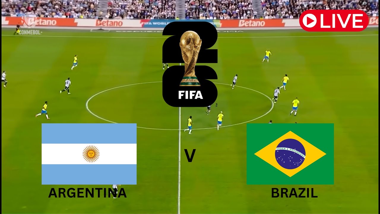 [LIVE] Brazil vs Argentina FIFA World Cup 2026 Full Match - eFootball PES 2021 Simulation
