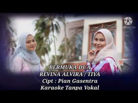 Bermuka Dua - Revina Alvira / Tiya (Cover by Gasentra) (Karaoke Tanpa Vokal)