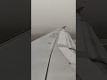 Foggy A320 takeoff from Krasnoyarsk International Airport
