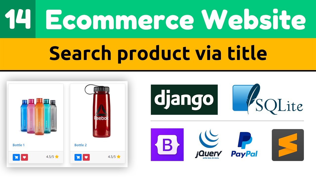 Search Product Via Title In Database Django ECommerce Website