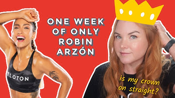 I TRIED ONE WEEK OF ONLY ROBIN ARZON PELOTON CLASSES // my review and recommendations