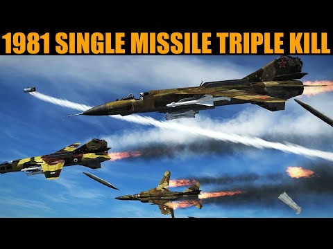 1981 Iran-Iraq War: F-14A Tomcat Kills 3 X Mig-23 Floggers With 1 X Missile | DCS Reenactment