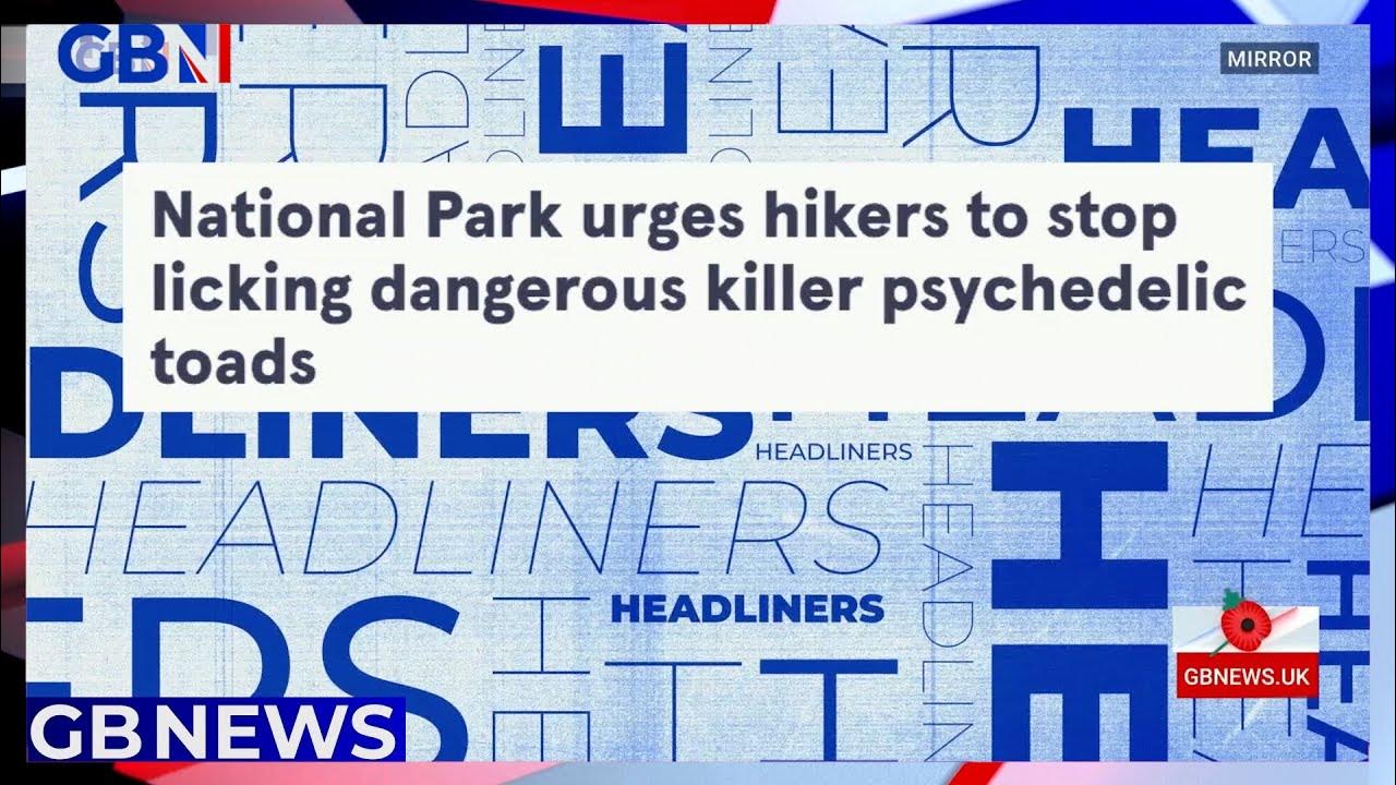 🗞 National Park urges hikers to stop licking dangerous killer psychedelic toads | Headliners