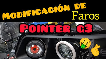 Modificación de faros pointer con muy poco presupuesto