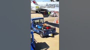 This girl noticed a part of the plane was missing before takeoff 😱  #youtube #meme #viral
