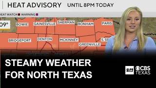 Heat Advisory active for North Texas Sunday