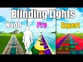 Blinding Lights Noob vs Pro vs Expert (Fortnite Music Blocks) - Code in Description