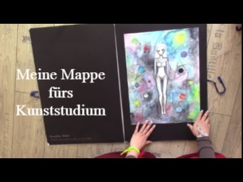 Meine Kunstmappe Art Portfolio Furs Kunststudium Youtube